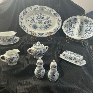 Blue Danube Japan Serveware Lot